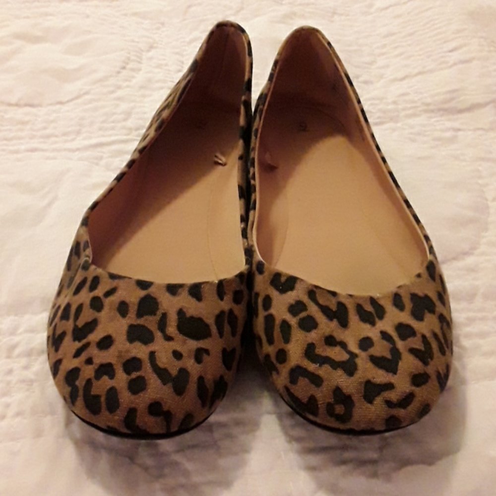 Leopard Print Flats
